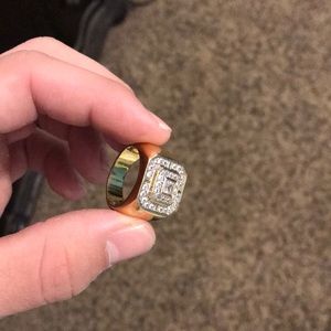 Iced out ring
